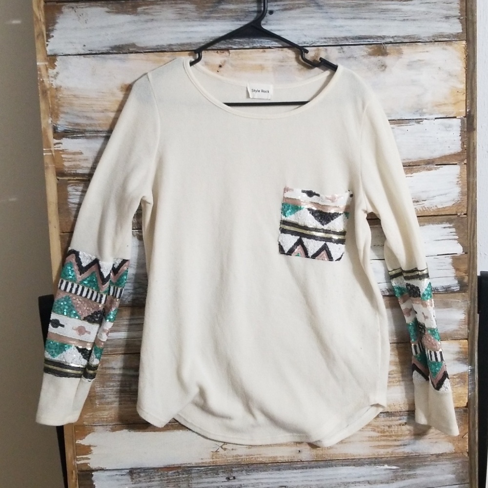 Cream light sweater
